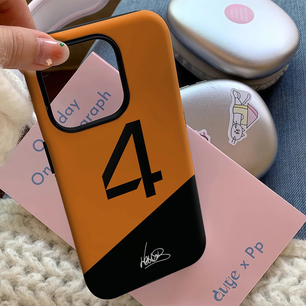 Lando Four Norris IPhone17 Must-Haves Phone Case for IPhone 17 16 15 14 13 12 11 Pro Max Plus Double-layer Back Cover