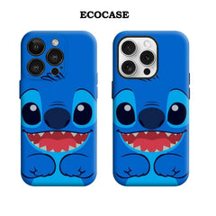 Cute Stitch IPhone17 Must-Haves Phone Case for IPhone 17 16 15 14 13 12 Pro Max Plus Double-layer Back Cover