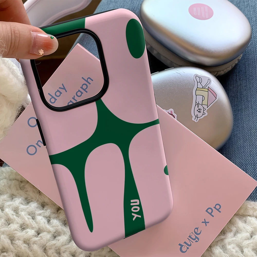 Retro Love Typography IPhone17 Must-Haves Phone Case for IPhone 17 16 15 14 13 12 11 Pro Max Plus Double-layer Back Cover