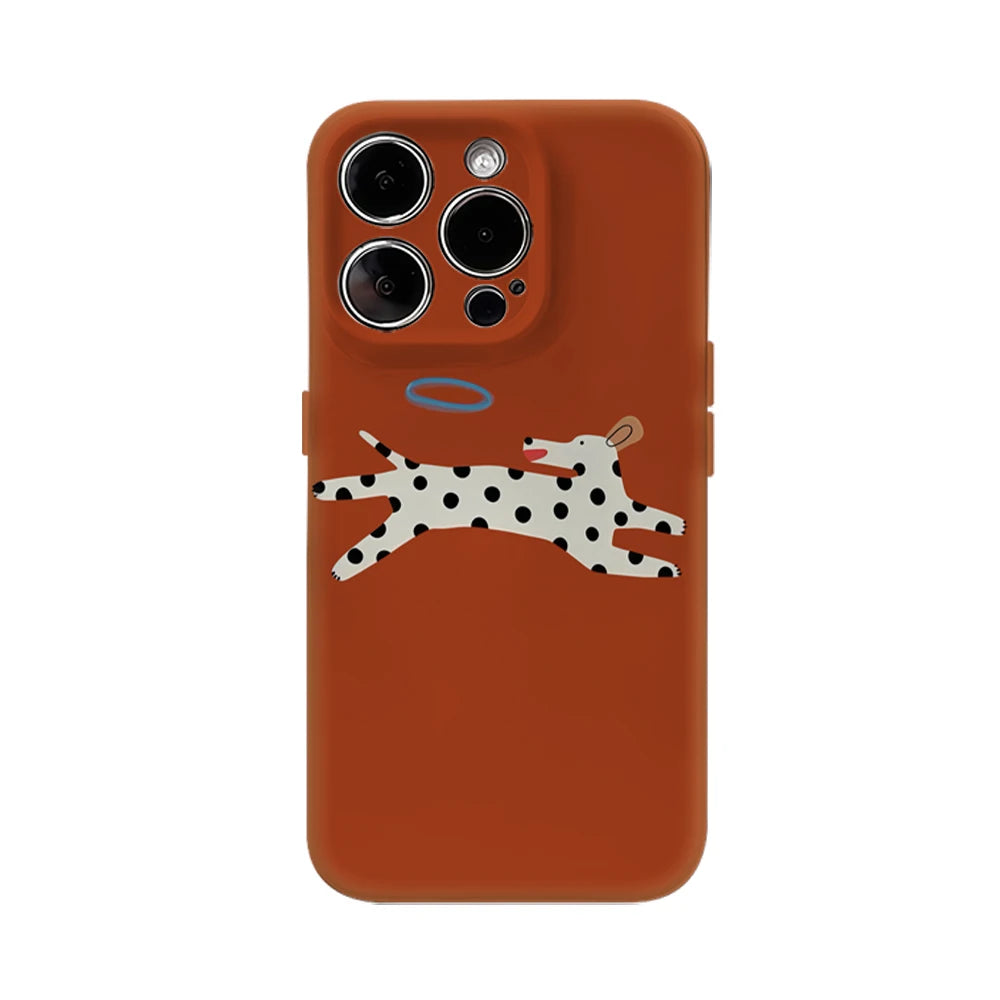 Retro Dalmatian Fetch Fun IPhone17 Must-Haves Phone Case for IPhone 17 16 15 14 13 12 Pro Max Plus Double-layer Back Cover