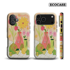 Kawaii Botany Pals IPhone17 Must-Haves Phone Case for IPhone 17 16 15 14 13 12 Pro Max Plus Double-layer Back Cover