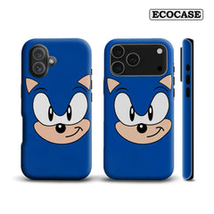 Sonic The Hedgehog Face IPhone17 Must-Haves Phone Case for IPhone 17 16 15 14 13 Pro Max Plus Double-layer Back Cover