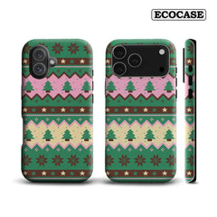 Christmas Knit Stripe IPhone17 Must-Haves Phone Case for IPhone 17 16 15 14 13 12 Pro Max Plus Double-layer Back Cover