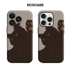 Black Cat Paws Out IPhone17 Must-Haves Phone Case for IPhone 17 16 15 14 13 12 Pro Max Plus Double-layer Back Cover