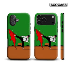 Surreal Karate Dolphin Kick IPhone17 Must-Haves Phone Case for IPhone 17 16 15 14 13 12 Pro Max Plus Double-layer Back Cover