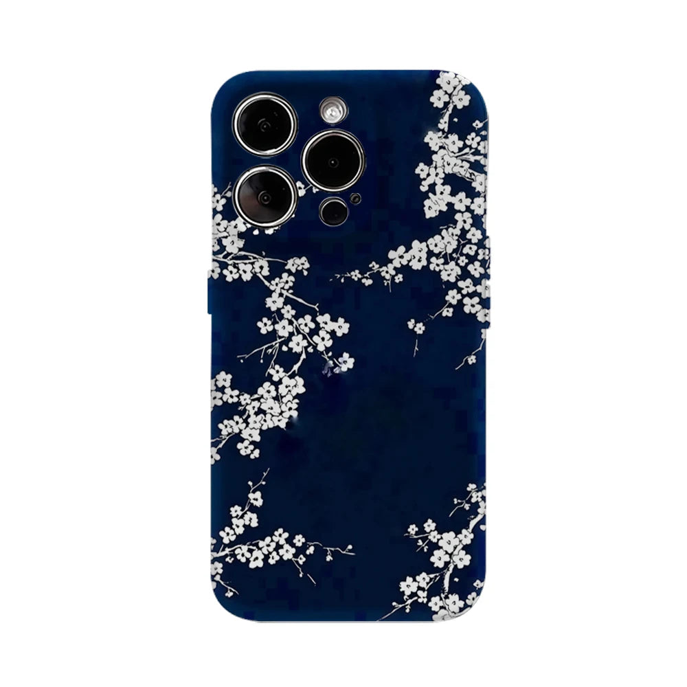 Midnight Blossom IPhone17 Must-Haves Phone Case for IPhone 17 16 15 14 13 12 11 Pro Max Plus Double-layer Back Cover