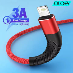25CM 1M 2M 3M USB A To Lightning Data Charging Cable For iPhone 6 6S 7 8 Plus X XR XS Max 11 12 13 14 Pro Max Charger Wire Line
