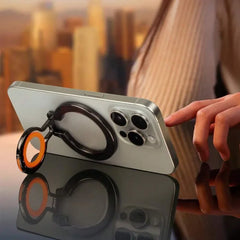 360 °  Rotating Magnetic Ring Buckle Phone Holder Fixed Strong Magnetic Adsorption Portable for iPhone 17 16 15 14
