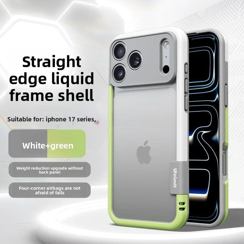 Colorful Soft Silicone Edge Bumper Frame Case For IPhone 17 Pro Max Air 16 15 14 Plus 13 12 5G Lens Protection  Shockproof Cover