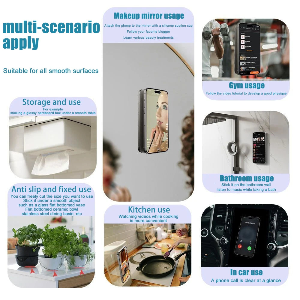 Upgrade 2IN1 Suction Cup Bracket Phone Case For iPhone 16 15 11 12 13 14 17 Pro Max Plus  AIR Cases Shockproof Cover Accessories