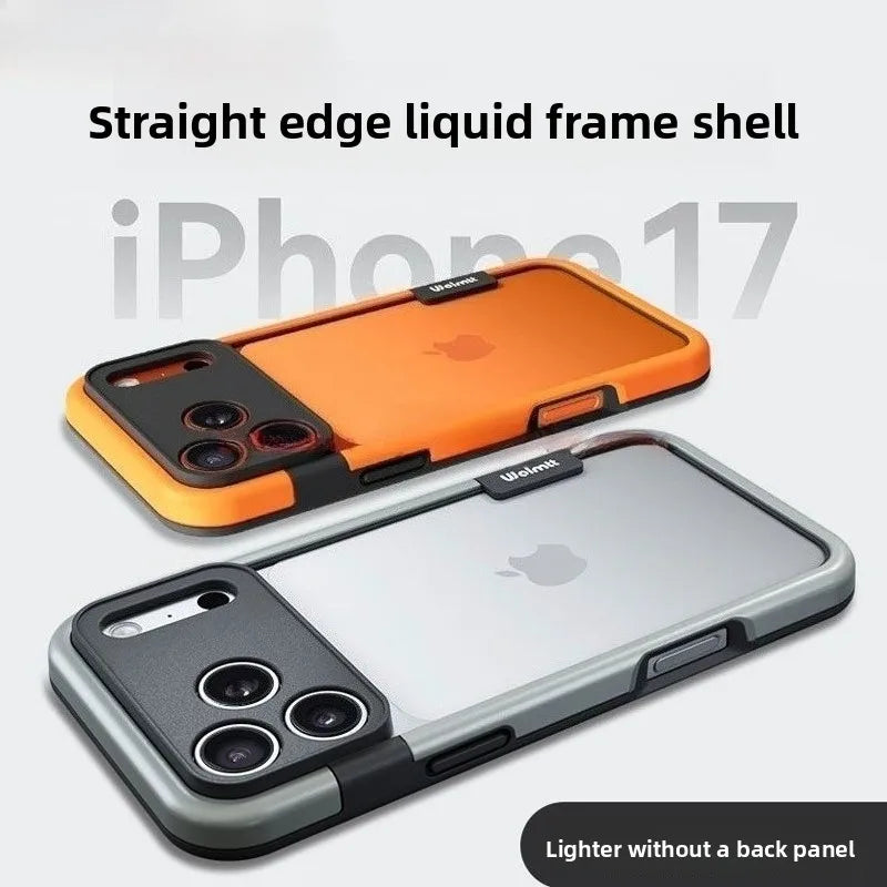 Colorful Soft Silicone Edge Bumper Frame Case For IPhone 17 Pro Max Air 16 15 14 Plus 13 12 5G Lens Protection  Shockproof Cover