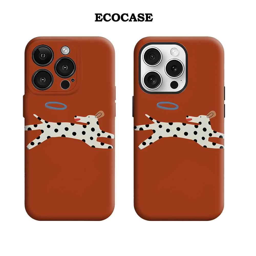 Retro Dalmatian Fetch Fun IPhone17 Must-Haves Phone Case for IPhone 17 16 15 14 13 12 Pro Max Plus Double-layer Back Cover