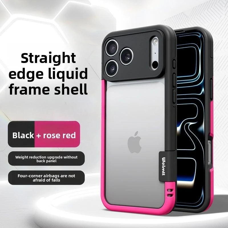 Colorful Soft Silicone Edge Bumper Frame Case For IPhone 17 Pro Max Air 16 15 14 Plus 13 12 5G Lens Protection  Shockproof Cover