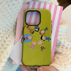 Little Person Wreath IPhone17 Must-Haves Phone Case for IPhone 17 16 15 14 13 12 Pro Max Plus Double-layer Back Cover