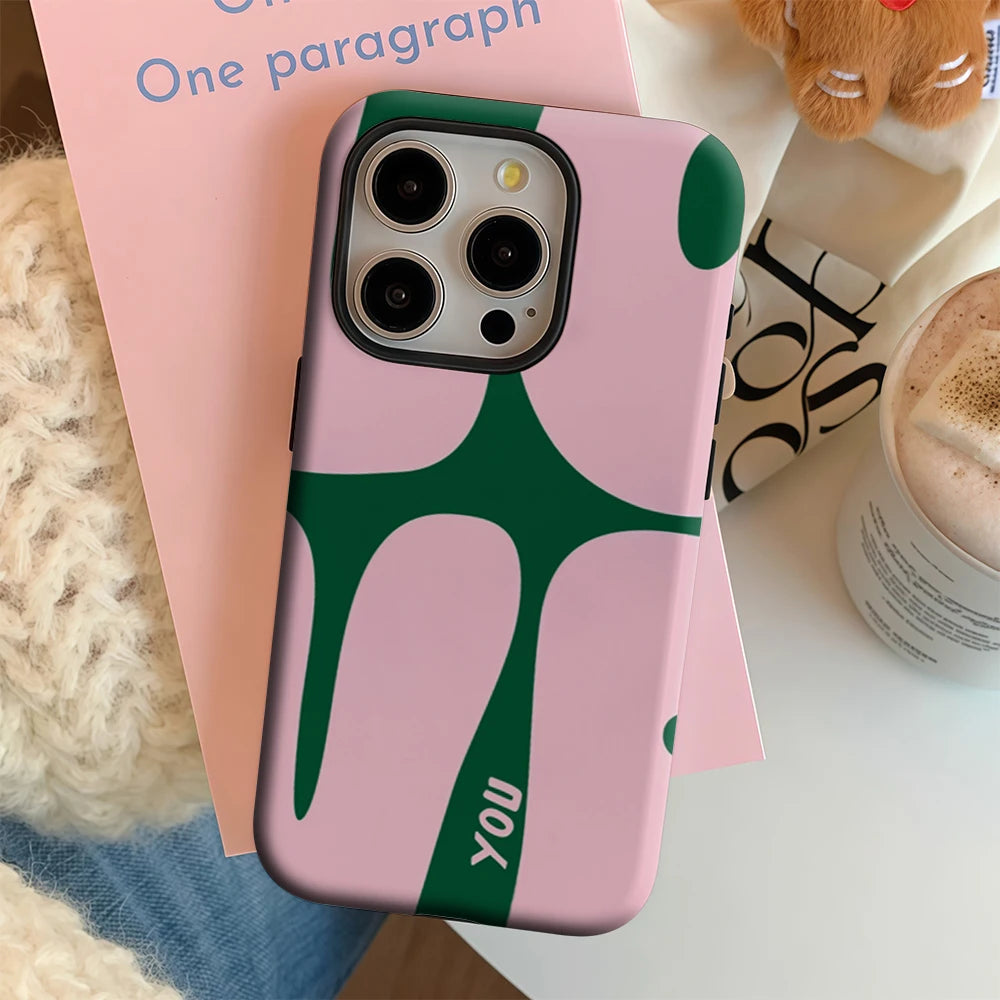 Retro Love Typography IPhone17 Must-Haves Phone Case for IPhone 17 16 15 14 13 12 11 Pro Max Plus Double-layer Back Cover