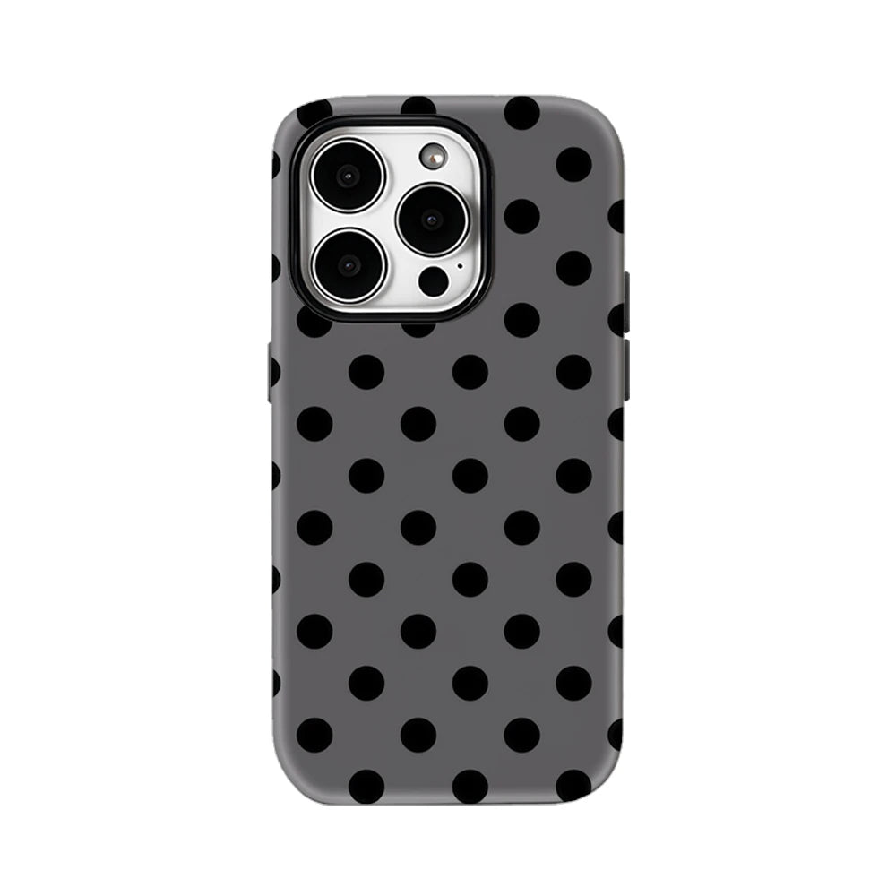Classic Black Polka Dots IPhone17 Must-Haves Phone Case for IPhone 17 16 15 14 13 12 11 Pro Max Plus Double-layer Back Cover