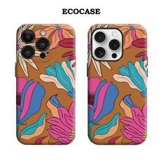 Retro Floral Pop Art Mix IPhone17 Must-Haves Phone Case for IPhone 17 16 15 14 13 12 Pro Max Plus Double-layer Back Cover