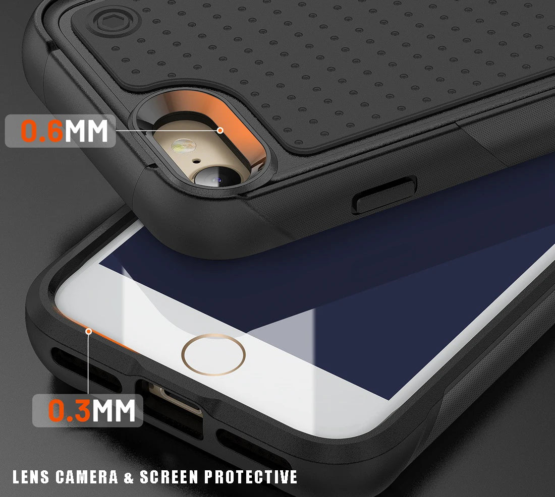 Fit iPhone SE 2020 2022 Case, Shockproof Durable Sturdy Slim Protective Case For iPhone 7/8,iPhone 7 Plus/8 Plus