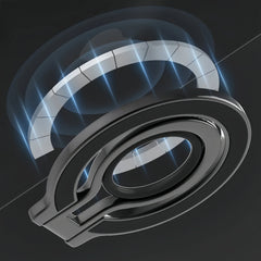 360 °  Rotating Magnetic Ring Buckle Phone Holder Fixed Strong Magnetic Adsorption Portable for iPhone 17 16 15 14