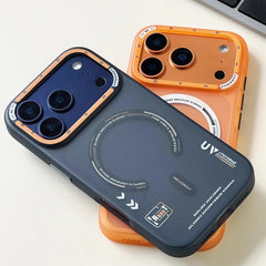 Frosted Translucent Magnetic Case For iPhone 17 Pro Max 16 15 14 13 12 Pro Max 17Air For Magsafe Shockproof Soft-Edged Cover