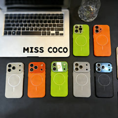 for Magsafe Case for iPhone 17 Air 15 16 14 13 Pro Max Natural Cowhide Lychee Leather Magnetic Protector Luxury Phone Back Cover