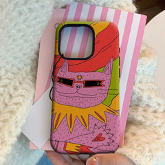 Groovy Cat IPhone17 Must-Haves Phone Case for IPhone 17 16 15 14 13 12 11 Pro Max Plus Double-layer Back Cover