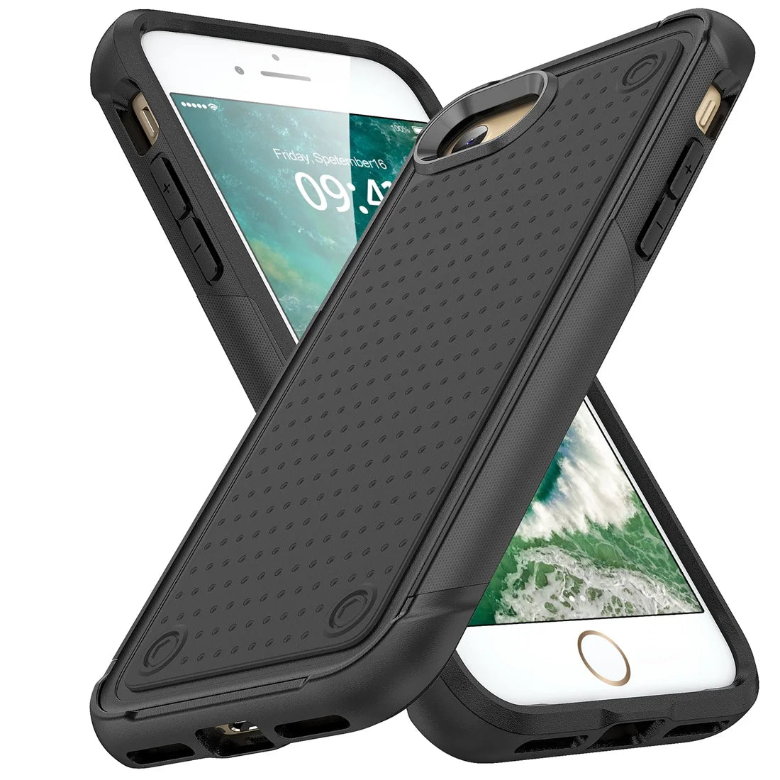 Fit iPhone SE 2020 2022 Case, Shockproof Durable Sturdy Slim Protective Case For iPhone 7/8,iPhone 7 Plus/8 Plus