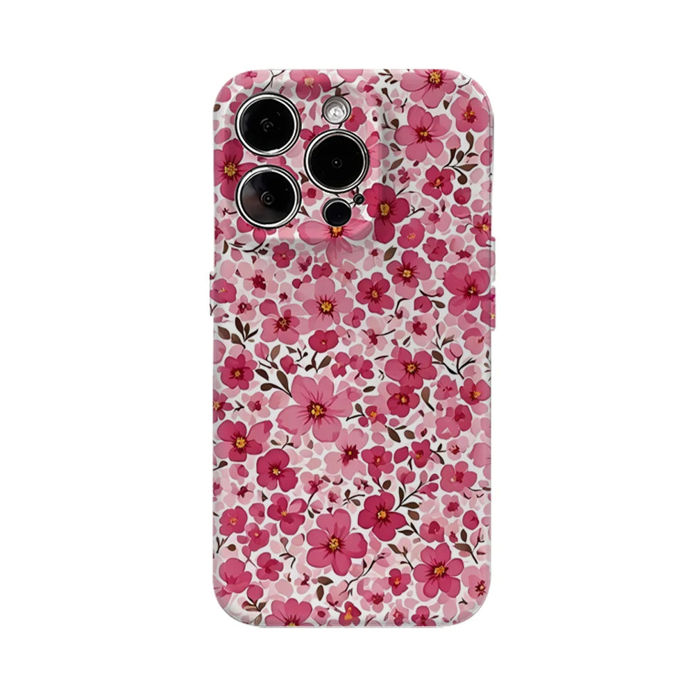 Blush Cherry Blossom IPhone17 Must-Haves Phone Case for IPhone 17 16 15 14 13 12 Pro Max Plus Double-layer Back Cover
