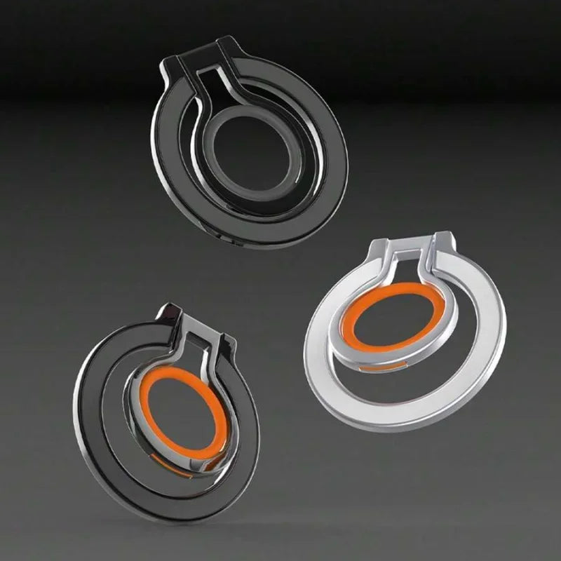360 °  Rotating Magnetic Ring Buckle Phone Holder Fixed Strong Magnetic Adsorption Portable for iPhone 17 16 15 14