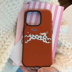 Retro Dalmatian Fetch Fun IPhone17 Must-Haves Phone Case for IPhone 17 16 15 14 13 12 Pro Max Plus Double-layer Back Cover