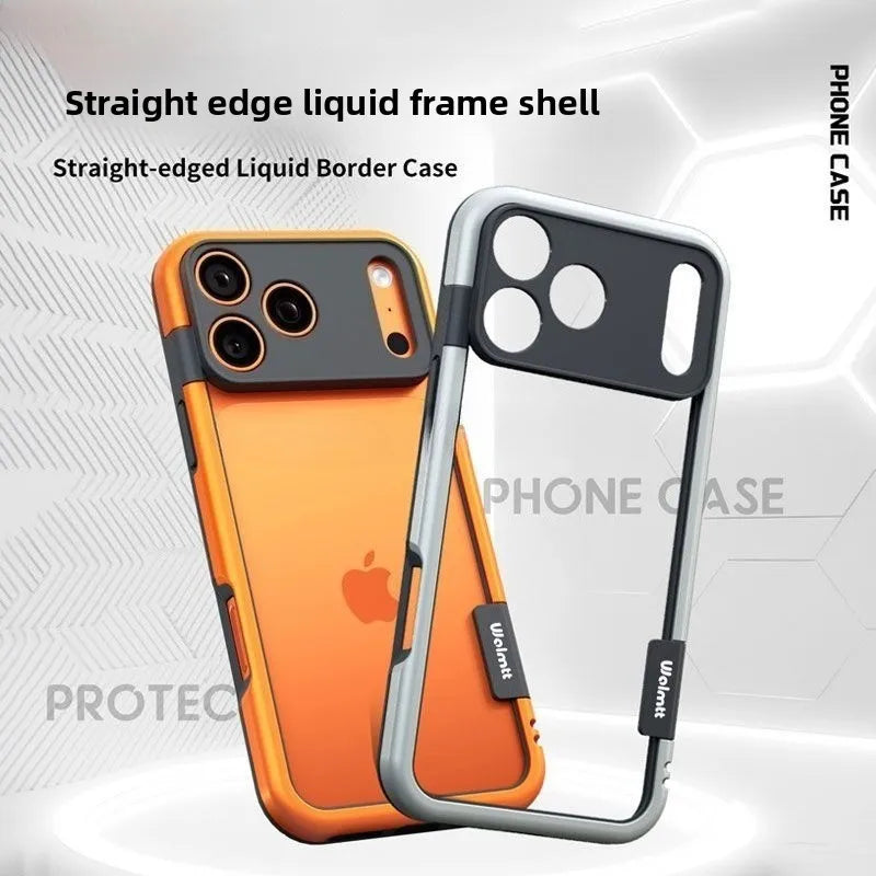 Colorful Soft Silicone Edge Bumper Frame Case For IPhone 17 Pro Max Air 16 15 14 Plus 13 12 5G Lens Protection  Shockproof Cover