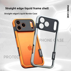 Colorful Soft Silicone Edge Bumper Frame Case For IPhone 17 Pro Max Air 16 15 14 Plus 13 12 5G Lens Protection  Shockproof Cover