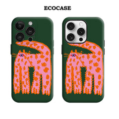 Playful Spotted Cat IPhone17 Must-Haves Phone Case for IPhone 17 16 15 14 13 12 11 Pro Max Plus Double-layer Back Cover