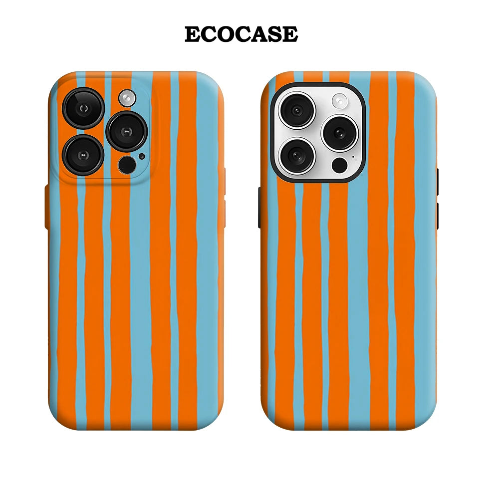 Orange & Sky Blue Hand IPhone17 Must-Haves Phone Case for IPhone 17 16 15 14 13 Pro Max Plus Double-layer Back Cover