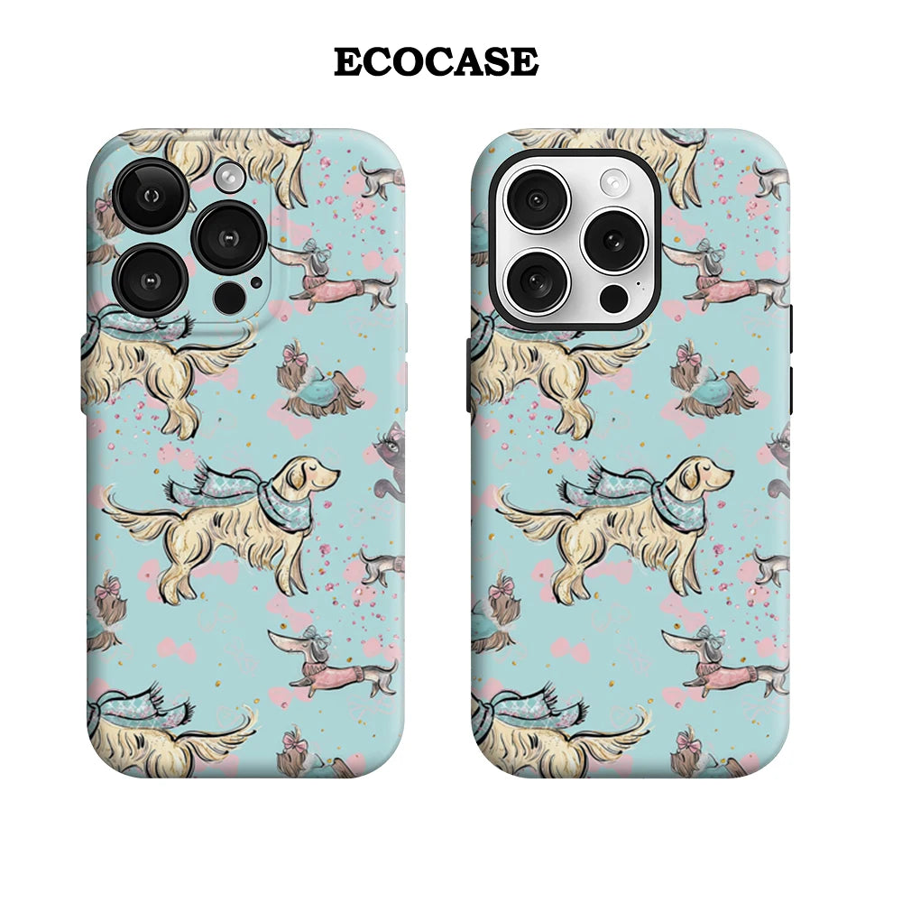Dressed Pets & Cat IPhone17 Must-Haves Phone Case for IPhone 17 16 15 14 13 Pro Max Plus Double-layer Back Cover