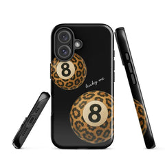 Luxury Leopard Number 8Phone Case for iPhone 16 15 14 13 12 11 X XS XR XSMAX 7 8 Pro Max Plus Luxury Double-layer Back Cover
