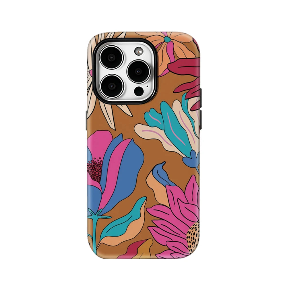 Retro Floral Pop Art Mix IPhone17 Must-Haves Phone Case for IPhone 17 16 15 14 13 12 Pro Max Plus Double-layer Back Cover