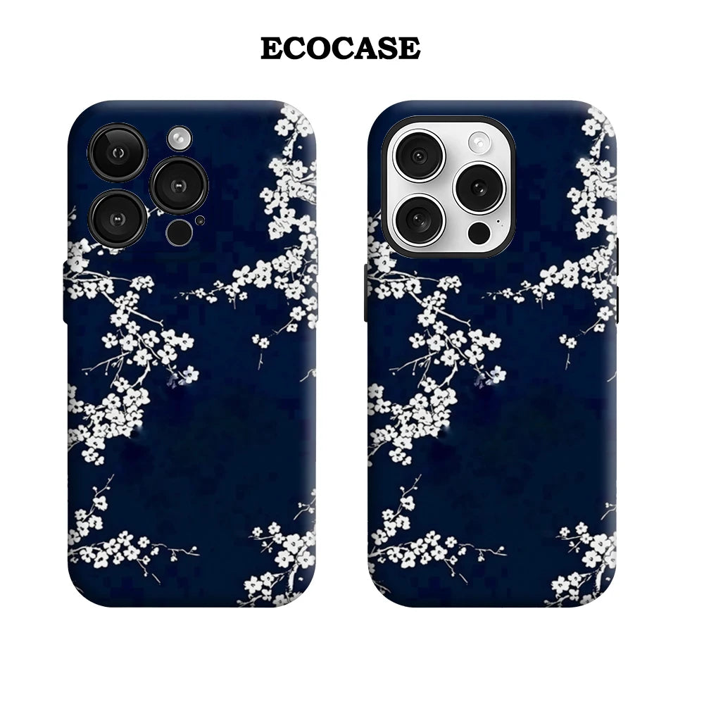 Midnight Blossom IPhone17 Must-Haves Phone Case for IPhone 17 16 15 14 13 12 11 Pro Max Plus Double-layer Back Cover