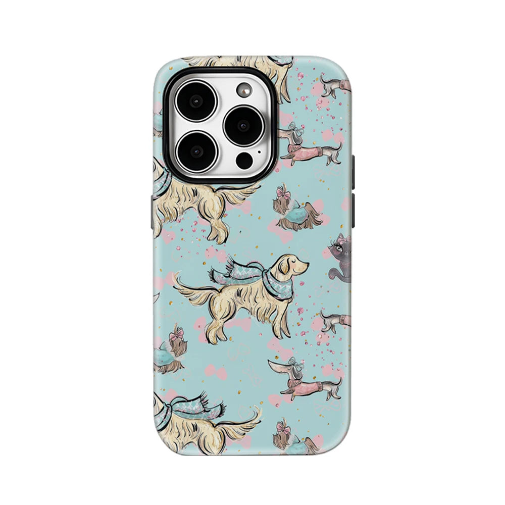 Dressed Pets & Cat IPhone17 Must-Haves Phone Case for IPhone 17 16 15 14 13 Pro Max Plus Double-layer Back Cover