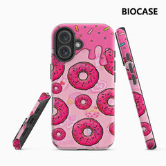 Pink Donut Delight IPhone17 Must-Haves Phone Case for IPhone 17 16 15 14 13 12 11 Pro Max Plus Double-layer Back Cover