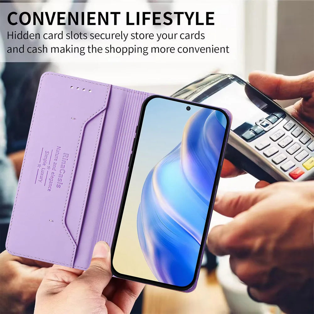 Luxury Cover For iPhone 17 Pro Max 5G 2025 Flip Case RFID Leather Wallet Book Funda For iPhone 17 Air Case iPhone17 Pro Etui