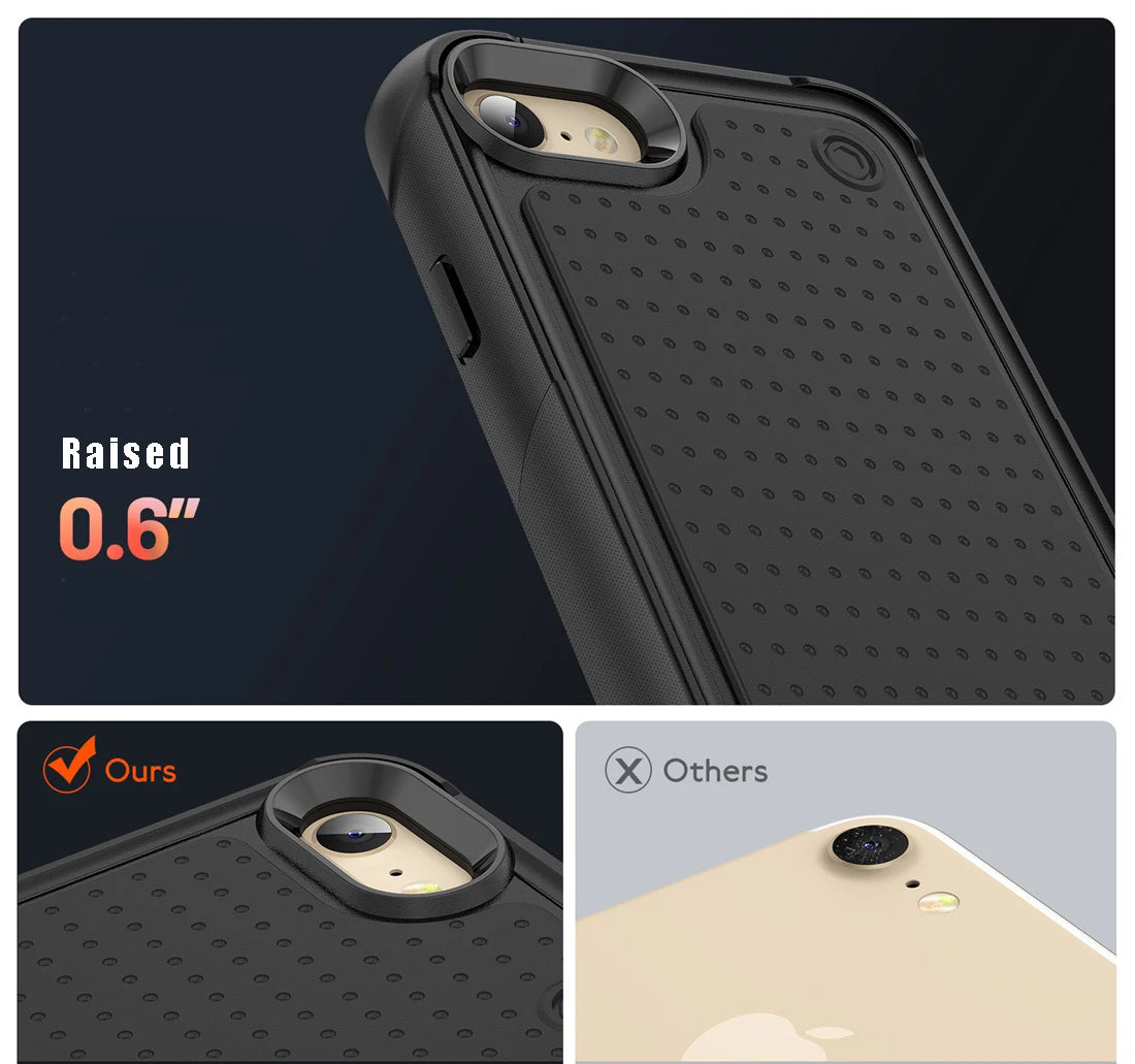 Fit iPhone SE 2020 2022 Case, Shockproof Durable Sturdy Slim Protective Case For iPhone 7/8,iPhone 7 Plus/8 Plus