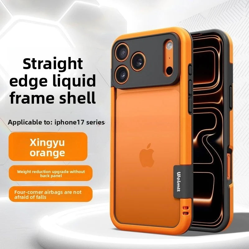Colorful Soft Silicone Edge Bumper Frame Case For IPhone 17 Pro Max Air 16 15 14 Plus 13 12 5G Lens Protection  Shockproof Cover