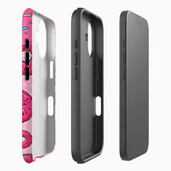 Pink Donut Delight IPhone17 Must-Haves Phone Case for IPhone 17 16 15 14 13 12 11 Pro Max Plus Double-layer Back Cover