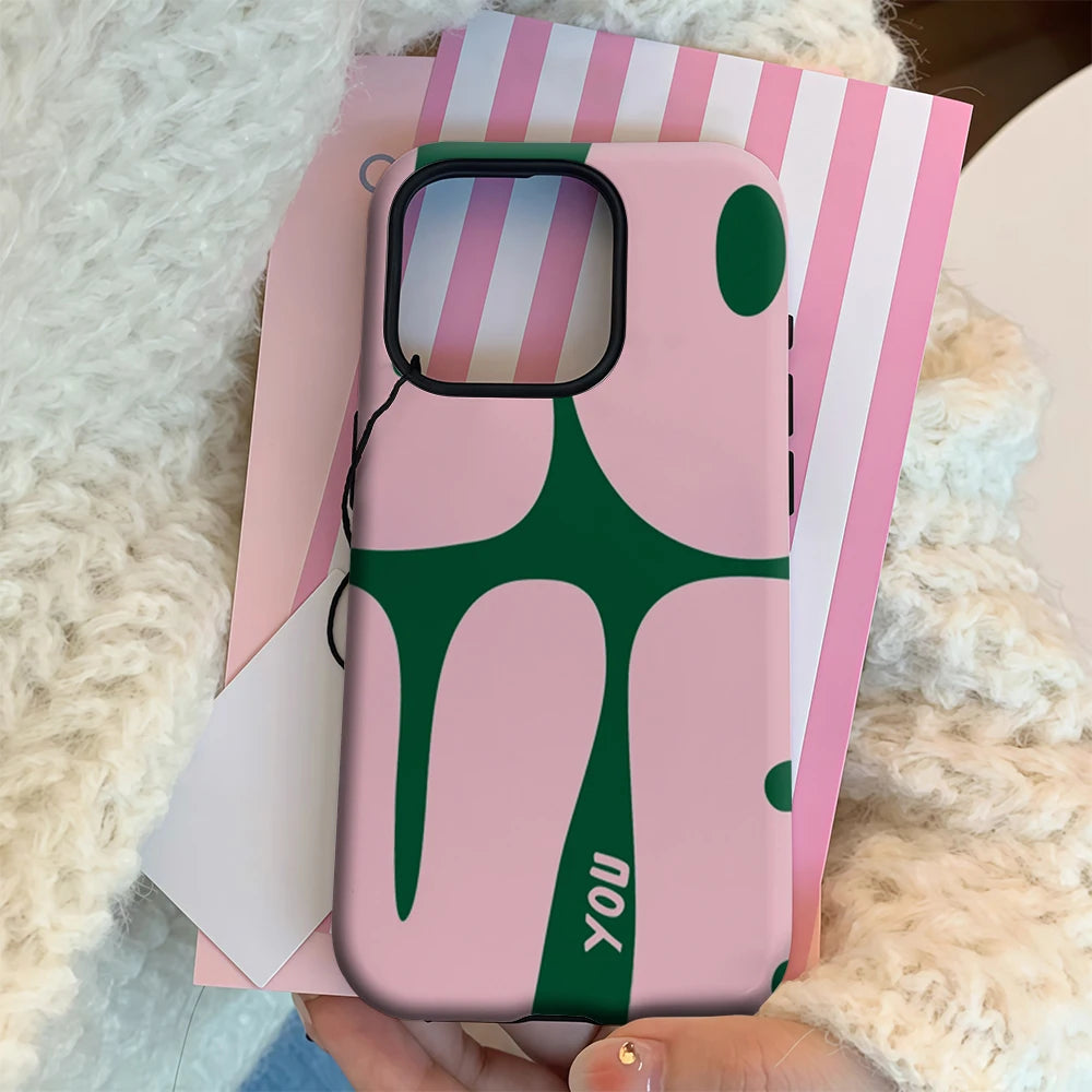 Retro Love Typography IPhone17 Must-Haves Phone Case for IPhone 17 16 15 14 13 12 11 Pro Max Plus Double-layer Back Cover