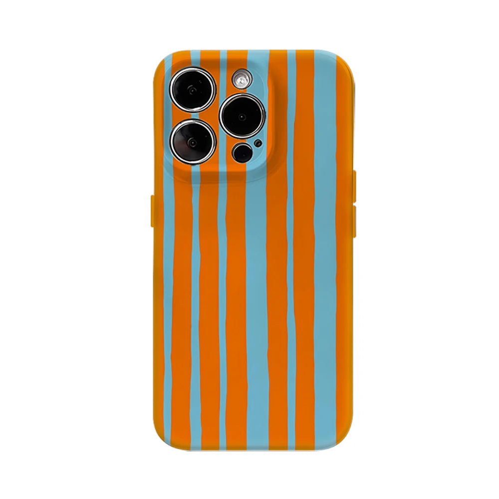 Orange & Sky Blue Hand IPhone17 Must-Haves Phone Case for IPhone 17 16 15 14 13 Pro Max Plus Double-layer Back Cover